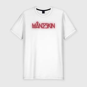 Мужская футболка хлопок Slim с принтом Maneskin в Тюмени, 92% хлопок, 8% лайкра | приталенный силуэт, круглый вырез ворота, длина до линии бедра, короткий рукав | eurovision | italia | italy | maneskin | zitto e buono | евровидение | италия
