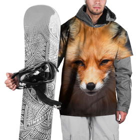 Накидка на куртку 3D с принтом Хитрая лисица в Екатеринбурге, 100% полиэстер |  | fox | foxy | животное | звери | лиса | лисенок | лисичка | милая | рыжая | фокс