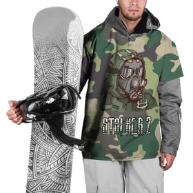 Накидка на куртку 3D с принтом Stalker 2 в Санкт-Петербурге, 100% полиэстер |  | Тематика изображения на принте: danger | stalker | stallker | метро | постапокалипсис | радиация | сталкер | чернобыль