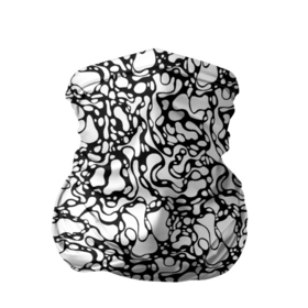 Бандана-труба 3D с принтом Абстрактная жидкость в Тюмени, 100% полиэстер, ткань с особыми свойствами — Activecool | плотность 150‒180 г/м2; хорошо тянется, но сохраняет форму | абстрактный | вода | геометрический | геометрия | дырки | жидкость | нейрографика | петли | плазма | пузыри | пятна | черно белый