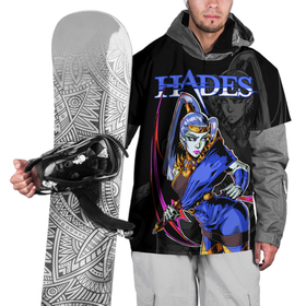 Накидка на куртку 3D с принтом Hades Megaera в Санкт-Петербурге, 100% полиэстер |  | hades | megaera | roguelike | аид | бесконечные круги ада | компьютерная игра | мегера | мифология