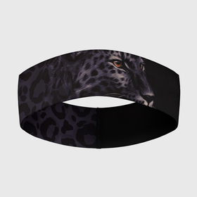 Повязка на голову 3D с принтом Леопард в Петрозаводске,  |  | благородие | животное | зверь | леопард | охота | притаившийся | хищник