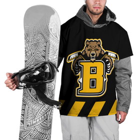 Накидка на куртку 3D с принтом BOSTON BRUINS в Кировске, 100% полиэстер |  | black | boston | bruins | hockey | ice | logo | nhl | sport | usa | бостон | брюинз | кубок | логотип | медведь | нхл | спорт | стэнли | хоккей