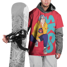 Накидка на куртку 3D с принтом SK8 the Infinity Langa в Тюмени, 100% полиэстер |  | Тематика изображения на принте: hasegawa | infinity | langa | sk8 | the