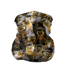 Бандана-труба 3D с принтом Пчёлы в Санкт-Петербурге, 100% полиэстер, ткань с особыми свойствами — Activecool | плотность 150‒180 г/м2; хорошо тянется, но сохраняет форму | живность | животное | животные | насекомое | насекомые | пчела | пчёлка | пчёлки | пчёлы