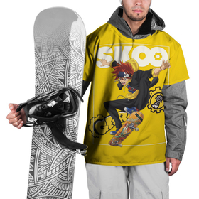 Накидка на куртку 3D с принтом SK8 the Infinity Реки Кян в Тюмени, 100% полиэстер |  | Тематика изображения на принте: anime | kyan | reki | sk8 | sk8 the infinity | аниме | граффити | кян | манга | на скейте в бесконечность | рэки | скейт | скейт бесконечность | скейтборд | скейтбординг | скейтер