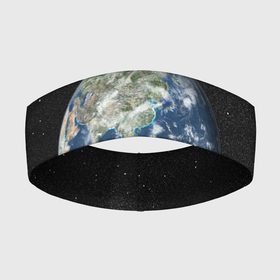 Повязка на голову 3D с принтом ПланеТа ЗемЛя в Петрозаводске,  |  | звезды | земля | космос | планета