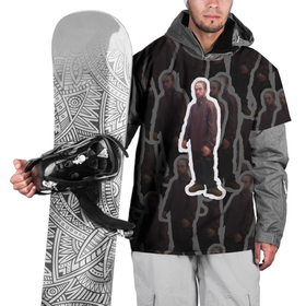 Накидка на куртку 3D с принтом Роберт Паттинсон Мем , 100% полиэстер |  | мем | роберт дуглас томас паттинсон | роберт паттинсон