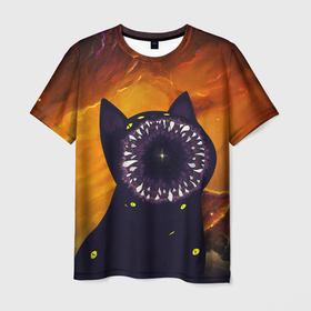 Мужская футболка 3D с принтом Космический кот | Space Cat в Белгороде, 100% полиэфир | прямой крой, круглый вырез горловины, длина до линии бедер | cat | cats | colors | galaxy | meow | paints | space | star
nebula | абстракция | вселенная | галактика | звезда | звезды | космический | кот | котик | котики | коты | кошка | кошки | красивая кошка | краски | мяу | планеты