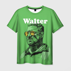 Мужская футболка 3D с принтом Walter The Big Lebowski , 100% полиэфир | прямой крой, круглый вырез горловины, длина до линии бедер | big lebowski | donney | dude | lebowski | the big lebowski | the dude | walter | большой лебовски | лебовски | чувак
