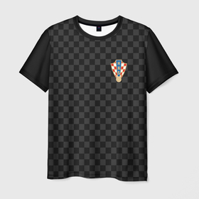 Мужская футболка 3D+ с принтом Форма Сборной Хорватии в Санкт-Петербурге, 100% микрофибра | круглый вырез горловины, длина до линии бедер | сборная хорватии | сборная хорватии по футболу | форма | футбол | футболисты | футбольная сборная | футбольная форма | хорватия