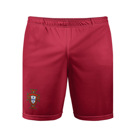 Мужские шорты спортивные с принтом Portugal home bottom ,  |  | football | ronaldo | португалия | португалия футбол | роналду | футбол | футбольный клуб | футбольный клуб португалии