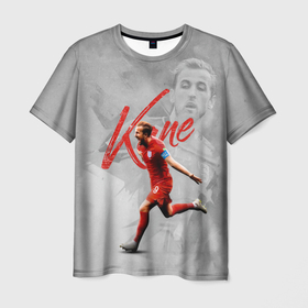 Мужская футболка 3D с принтом Harry Kane footballer в Тюмени, 100% полиэфир | прямой крой, круглый вырез горловины, длина до линии бедер | англия | гарри | кейн | номер кейна | сборная англии | сборная англии по футболу | форма | форма гарри кейна | форма кейна | футбол | футболисты | футбольная сборная | футбольная форма