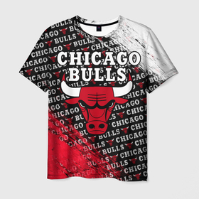 Мужская футболка 3D с принтом CHICAGO BULLS [6] в Кировске, 100% полиэфир | прямой крой, круглый вырез горловины, длина до линии бедер | basketball | bulls | chicago | chicago bulls | jordan | nba | баскетбол | джордан | нба | чикаго буллз
