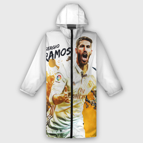 Дождевик унисекс 3D с принтом Серхио Рамос в городе Новоалтайск,  |  | sergio ramos | sr4 | номер 4 | реал мадрид | сборная испании | серхио рамос | футбол | футболист