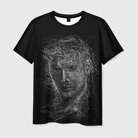 Мужская футболка 3D с принтом SPN Dean Winchester в Новосибирске, 100% полиэфир | прямой крой, круглый вырез горловины, длина до линии бедер | dean winchester | sn | spn | supernatural | vdzabma | дин винчестер | сверхъестественное | сн | спн