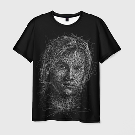 Мужская футболка 3D с принтом SPN Sam Winchester в Новосибирске, 100% полиэфир | прямой крой, круглый вырез горловины, длина до линии бедер | sam winchester | sn | spn | supernatural | vdzabma | сверхъестественное | сн | спн | сэм винчестер