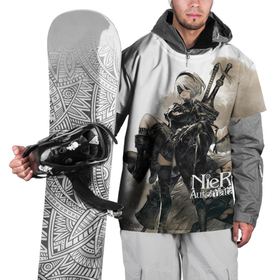 Накидка на куртку 3D с принтом Nier: Automata в Новосибирске, 100% полиэстер |  | Тематика изображения на принте: 2b | 9s | a2 | nier | nier: automata | yorha | игры | нир
