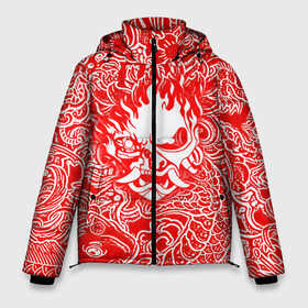 Мужская зимняя куртка 3D с принтом Samurai , верх — 100% полиэстер; подкладка — 100% полиэстер; утеплитель — 100% полиэстер | длина ниже бедра, свободный силуэт Оверсайз. Есть воротник-стойка, отстегивающийся капюшон и ветрозащитная планка. 

Боковые карманы с листочкой на кнопках и внутренний карман на молнии. | cd projekt red | cyberpunk | cyberpunk 2077 | rdcbp101277 | samurai | киберпанк | киберпанк 2077