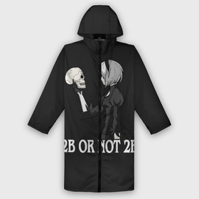 Дождевик унисекс 3D с принтом 2B OR NOT 2B в городе Новоалтайск,  |  | 2a | 2б | ahegao | anime | automata | b2 | cyber | emil | girl | girls | glitch | hikka | neon | nier | senpai | waifu | yorha | а2 | аниме | ахегао | вайфу | глитч | глич | девушка | кибер | манга | неон | семпай | сенпай | тян | тяночка | 