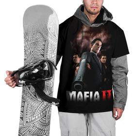 Накидка на куртку 3D с принтом Мафиозное братство в Екатеринбурге, 100% полиэстер |  | Тематика изображения на принте: game | games | mafia | вито скалетта | игра | игры | мафия | морелло | сальери | томас анджело
