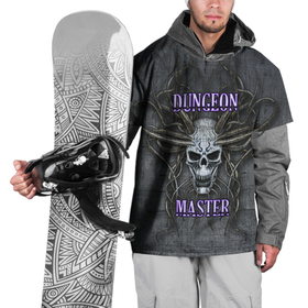 Накидка на куртку 3D с принтом DM Dungeon Master SKULL в Новосибирске, 100% полиэстер |  | dd | dm | dungeon master | dungeons and dragons | skull | днд | мастер подземелий | подземелья и драконы