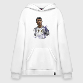 Худи SuperOversize хлопок с принтом Cristiano Ronaldo   Manchester United   Portugal в Белгороде, 70% хлопок, 30% полиэстер, мягкий начес внутри | карман-кенгуру, эластичная резинка на манжетах и по нижней кромке, двухслойный капюшон
 | football | forward | ronaldo | star | звезда | роналдо | форвард | футбол