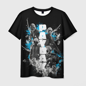 Мужская футболка 3D с принтом Pay Day Brothers в Тюмени, 100% полиэфир | прямой крой, круглый вырез горловины, длина до линии бедер | game | games | pay day | payday | бандиты | грабители | зфн вфн | игра | игры | пэй дэй