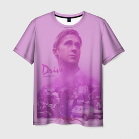 Мужская футболка 3D с принтом Drive в Кировске, 100% полиэфир | прямой крой, круглый вырез горловины, длина до линии бедер | drive | драйв | кино | райан гослинг | фильмы