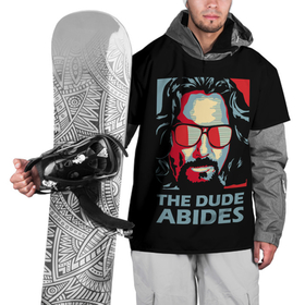Накидка на куртку 3D с принтом The Dude Abides (Лебовски) в Курске, 100% полиэстер |  | Тематика изображения на принте: abide | big | dude | jeff | lebowski | the | большой | лебовски | фильм | чувак
