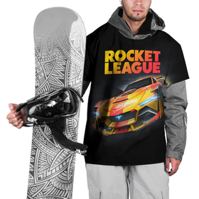 Накидка на куртку 3D с принтом Rocket League Рокет Лига в Белгороде, 100% полиэстер |  | auto | avto | car | game | league | race | rocket | гонки | игра | машина | рокет лига | тачка | тачки