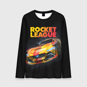 Мужской лонгслив 3D с принтом Rocket League   Рокет Лига , 100% полиэстер | длинные рукава, круглый вырез горловины, полуприлегающий силуэт | auto | avto | car | game | league | race | rocket | гонки | игра | машина | рокет лига | тачка | тачки