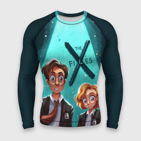 Мужской рашгард 3D с принтом Fox Mulder and Dana Scully ,  |  | dana | dana scully | fbi | fox | fox mulder | i want to believe | mulder | scully | the truth is out there | the x files | trust no one | x file | xfile | дана | дана скалли | малдер | секретные материалы | скалли | фбр | фокс | фокс малдер | х файл | хфа