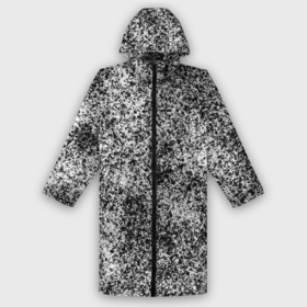 Дождевик унисекс 3D с принтом Small scale camouflage в городе Новоалтайск,  |  | абстракция | грязь | камуфляж | пятна | черно белый