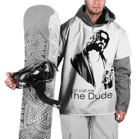 Накидка на куртку 3D с принтом Just call me the Dude в Белгороде, 100% полиэстер |  | Тематика изображения на принте: dude | jeff bridges | just call me the dude | the big lebowski | большой лебовский | джефф бриджес | просто зови меня | фильм | чувак