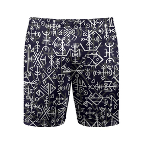 Мужские шорты спортивные с принтом Руны в Тюмени,  |  | кельтский | оберег | руны | символы | славянские | узоры