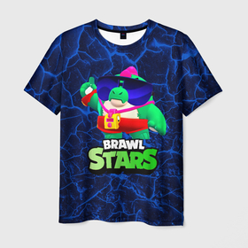 Мужская футболка 3D с принтом Базз Buzz Brawl Stars , 100% полиэфир | прямой крой, круглый вырез горловины, длина до линии бедер | Тематика изображения на принте: brawl | brawl stars | brawlstars | brawl_stars | buz | buzz | баз | базз | бравл | бравлстарс | буз