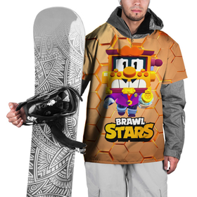 Накидка на куртку 3D с принтом Грифф Griff Brawl Stars в Курске, 100% полиэстер |  | brawl | brawl stars | brawlstars | brawl_stars | grif | griff | бравл | бравлстарс | грифф