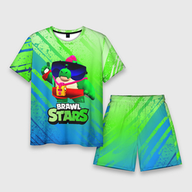 Мужской костюм с шортами 3D с принтом Базз Buzz Brawl Stars ,  |  | brawl | brawl stars | brawlstars | brawl_stars | buz | buzz | баз | базз | бравл | бравлстарс | буз