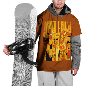 Накидка на куртку 3D с принтом The Big Lebowski  в Курске, 100% полиэстер |  | Тематика изображения на принте: art | dude | jeff bridges | the big lebowski | арт | большой лебовский | джефф бриджес | фильм | чувак