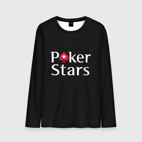 Мужской лонгслив 3D с принтом Poker Stars в Кировске, 100% полиэстер | длинные рукава, круглый вырез горловины, полуприлегающий силуэт | 777 | cards | casino | chips | flash | fortune | game | joker | luck | omaha | poker | roulette | straight | texas holdem | tournament | азарт | джокер | игра | казино | карты | омаха | покер | рулетка | стрит | техасский холдэм | турнир | удача | фишки |