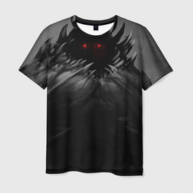 Мужская футболка 3D с принтом Тёмный личь в Санкт-Петербурге, 100% полиэфир | прямой крой, круглый вырез горловины, длина до линии бедер | властелин | игры | ночь. | тёмный | фэнтези