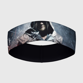 Повязка на голову 3D с принтом Assassins Creed 4: Black Flag в Санкт-Петербурге,  |  | black flag | игра | кенуэй | черный флаг | эдвард