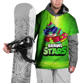 Накидка на куртку 3D с принтом Плохиш Базз Buzz Brawl Stars в Тюмени, 100% полиэстер |  | Тематика изображения на принте: brawl | brawl stars | brawlstars | brawl_stars | buz | buzz | баз | базз | бравл | бравлстарс | буз