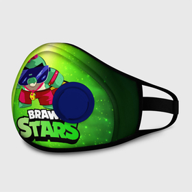 Маска из неопрена с принтом Плохиш Базз Buzz Brawl Stars в городе Новоалтайск, неопрен 100% | Форма огибающая нос. Резинки для ушей с дополнительной резинкой на затылке. Клапан для выдоха для активного дыхания при занятиях спортом. Эластичный материал маски и окантовки для лучшего растяжения и прилегания маски.  | brawl | brawl stars | brawlstars | brawl_stars | buz | buzz | баз | базз | бравл | бравлстарс | буз