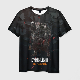 Мужская футболка 3D с принтом Dying light зомби в Санкт-Петербурге, 100% полиэфир | прямой крой, круглый вырез горловины, длина до линии бедер | dying light | аномалия | зараженный | монстр | мутант | ужасы | урод | хоррор