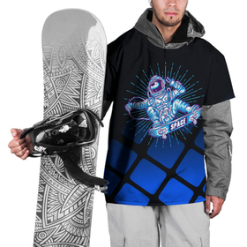Накидка на куртку 3D с принтом Космонавт на скейтборде в Екатеринбурге, 100% полиэстер |  | Тематика изображения на принте: space | космический | космонавт | космос | прыжок в космосе | скейтборд | скейтер | скет