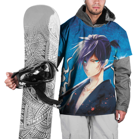Накидка на куртку 3D с принтом Бездомый Бог Ятогами , 100% полиэстер |  | Тематика изображения на принте: noragami | stray god | yato | бездомный | бог | ято