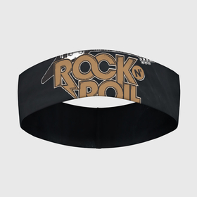 Повязка на голову 3D с принтом Rock n Roll Гитара ,  |  | rock | rock n roll | roll | гитара | гитарист | музыкант | рок