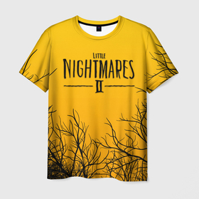 Мужская футболка 3D с принтом LITTLE NIGHTMARES ЛЕС в Санкт-Петербурге, 100% полиэфир | прямой крой, круглый вырез горловины, длина до линии бедер | kid | little nightmares | little nightmares 2 | six | yellow | жёлтый | игры | комиксы | литл найтмерс | шестая